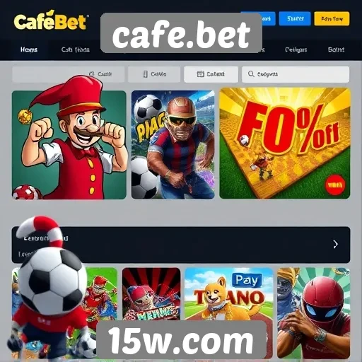 Variedade de jogos oferecidos no site cafe.bet
